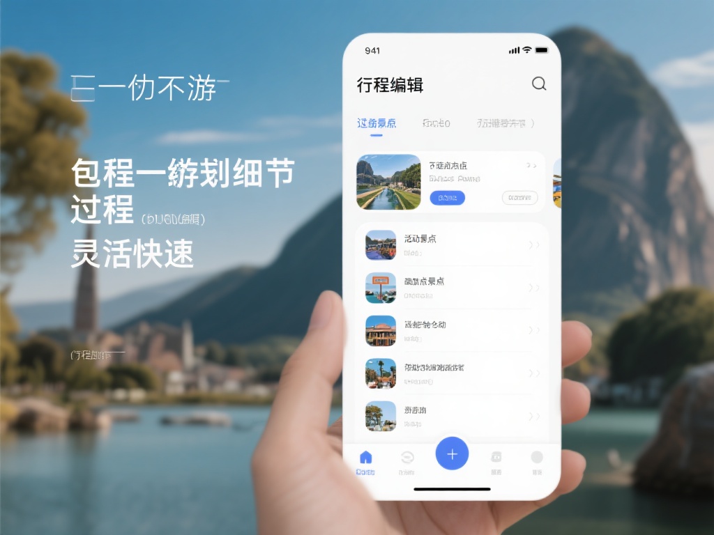 此外，您也可以通过“行程编辑”功能自行调整细节。只