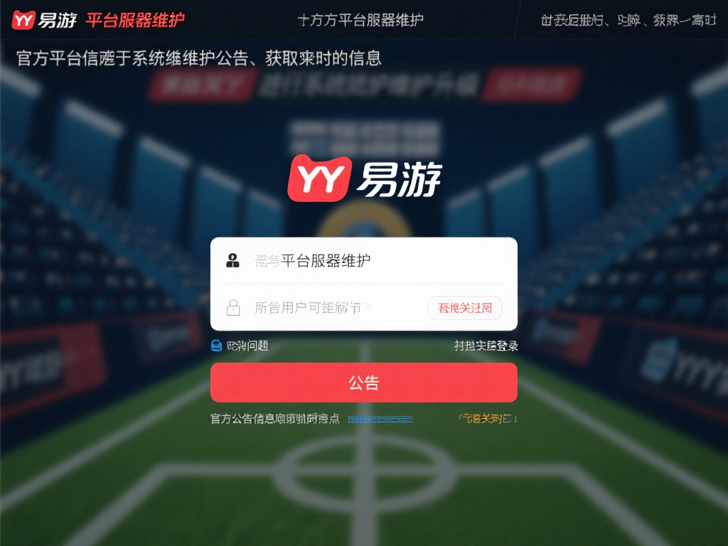 2.&nbsp;平台服务器维护
如果官方平台正在进行系统维