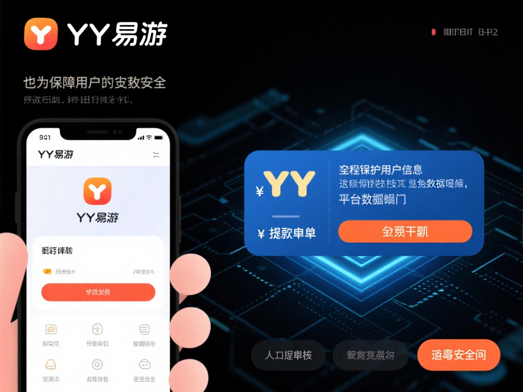 为了保障用户的资金安全，YY易游采用银行级加密技术