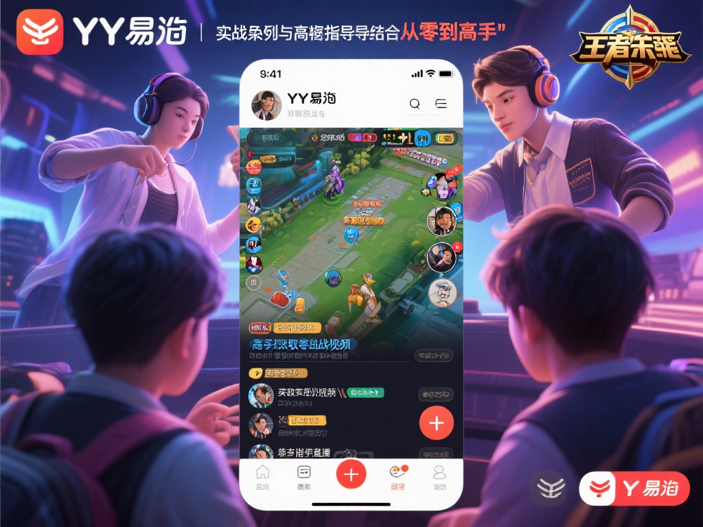 以某热门游戏《王者荣耀》为例，通过YY易游上的社群