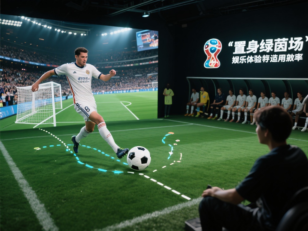 比如，在观看一场足球比赛时，你不仅能够看到实时传球